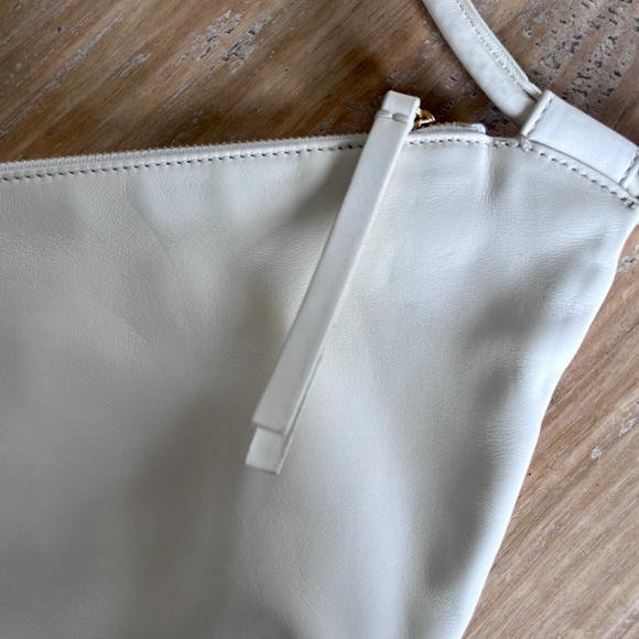 Freda Salvador Elodie Crescent Bag in bone nappa - NWOT - Picture 14 of 16